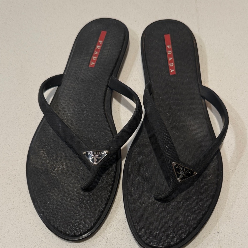 Prada Women's Black Sandals